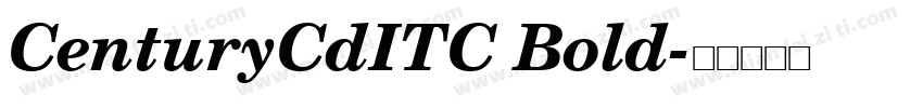 CenturyCdITC Bold字体转换